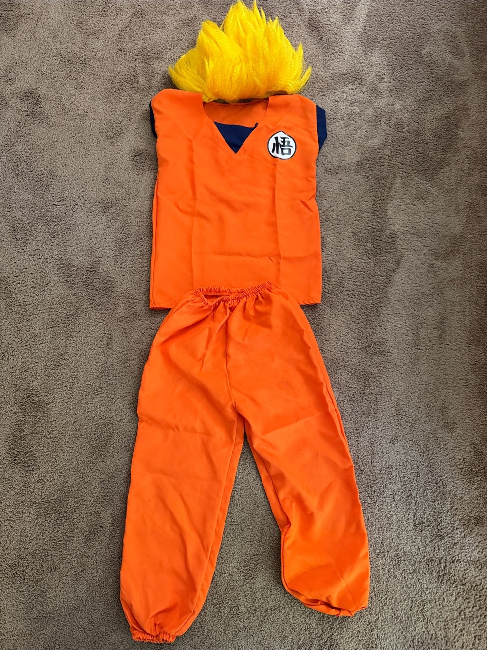 Goku kids costume